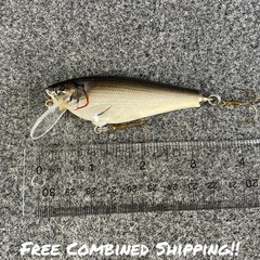 Bagley’s Shallow Small Fry Shad Brass Vintage Crankbait 4SF3 – (SELECT COLOR)