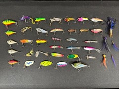 Crankbait Variety Pack Of 39! Rippin Rap 05, Spoons, Blades, And More!