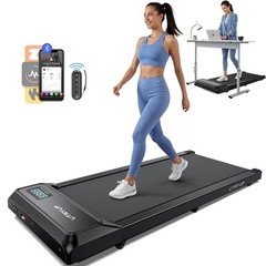 Merach 2.5 HP Walking Pad Under Desk Treadmill with LED Display, APP Remote