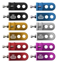 SE RACING Lockit BMX Chain Tensioner Adjuster Pair Alloy 3/8″ (10mm) Axles Bikes