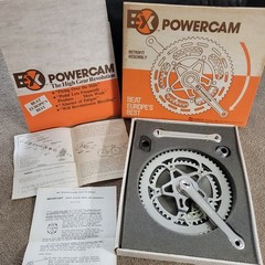 vintage NOS Stronglight EX Powercam crank road bike power cam 3 piece