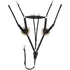 Five Point English Saddle Breastplate – Equitare – Black or Brown