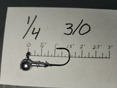25 1/4oz Double Collar Gamakatsu Jig Mustad 32746 BLN 1/0 2/0 3/0 or 4/0
