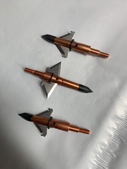 3 Heads SLAYER /DEAD RINGER BROADHEADS 100 GRAIN 1.5 inch cut