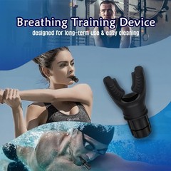 Breathing device Portable Adjustable Lung Trainer with Silicone Easy to clean