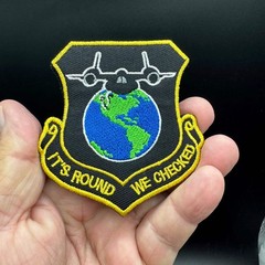 Funny It’s Round We Checked SR-71 Blackbird Morale Patch Ships Free in the USA P