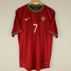 Portugal 2012/13 Home Shirt Ronaldo #7 L Nike Authentic Football Jersey