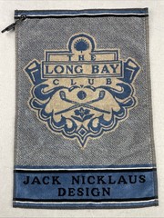 Sir Christopher Hatton The Long Bay Club Golf Bag Towel And Clip 21” x 15”