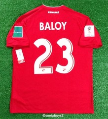 New Balance Men’s BALOY Panama Home Soccer Jersey, MT830343, Red, Sizes