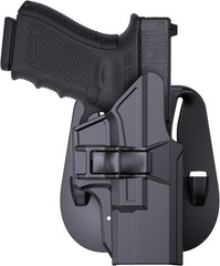 For Glock 17 22 31 Gen 1/2/3/4 Level 2 OWB Paddle Holster w Quick Release Button