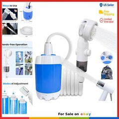 Portable Camping Shower Rechargeable Electric Pump Digital Display Multiple