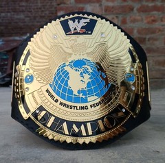 New WWF Big Eagle Championship Wrestling Replica Title Belt 2MM Brass Adult Size