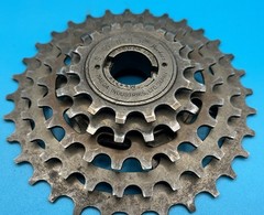 (8U) SunTour Perfect 5-Spd Freewheel METRIC 34.7 x1.00 French Thread 14-32 tooth