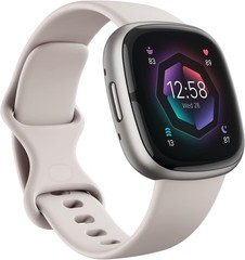 Fitbit Sense 2 Advanced Health & Fitness Smartwatch Lunar White Bluetooth GPS