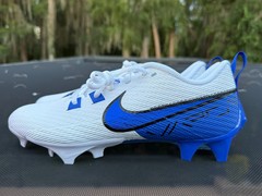Men Nike Vapor Edge Speed 360 2 Football Cleats White/Blue FQ4045-105 Size 4.5