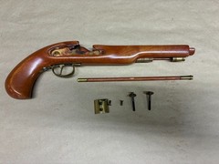 CVA Jukar Spain 45 Cal Black Powder Wood Pistol Stock with 7/8″ channel W/Ramrod