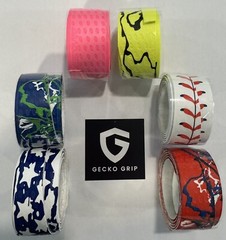 Gecko Grip Baseball Softball Bat Grip Tape: Super Sticky & Cushioned (6 Colors!)