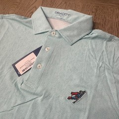 B Draddy Sport Cool Glaser Polo Blue SIZE S 358-F