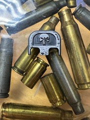 Slide «Punisher» Custom Back Plate for Glock Gen 1-5 Aluminum Cerakoted Engraved