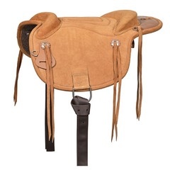 44BT Bareback Pad Saddle Baretek Natural Horse Treeless Leather Pad