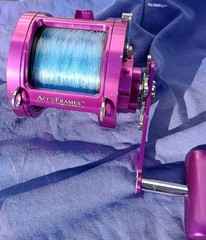 Penn 4/O Purple Accurate Accuplate Customized Fishing Reel