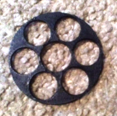 (20 pack) .455 Webley spacer/moon clips for shaved Webleys (Black PLA+)