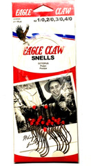 Eagle Claw Snelled Octopus Hook 18-Count Assortment Pack Size 1/0, 2/0, 3/0, 4/0