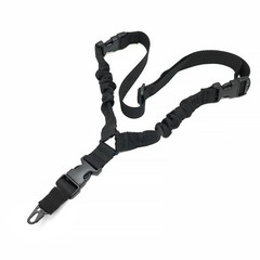 Single One 1 Point Tactical Sling For Rifle Gun Strap Belt Quick Release Buckle