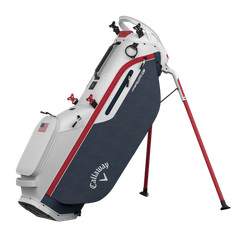 Callaway Fairway C 2025 White Navy Hounds Red Stand Golf Bag