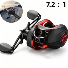 17+1BB Baitcasting Fishing Reels 7.2:1 Gear Ratio Magnetic Brake 18LB Max Drag
