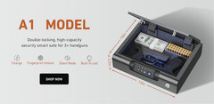 Smart Gun Safe (with/out Security Cable) – Biometric Pistol Safe for Handgun