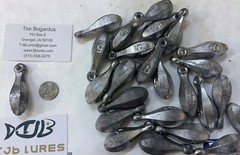 5 oz Qty 25 River Bank Fishing Sinkers Veteran Owned Free Shipping