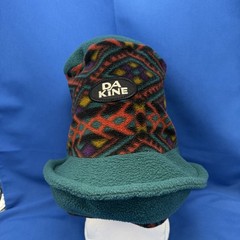 Vintage Dakine Hawaii Dread Lock Geometric Teal Brim Hat Beanie