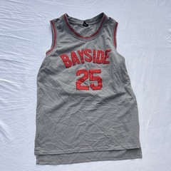 MASMIG Basketball Mesh Sleeveless Jersey Gray Bayside 25 Morris Men’s M