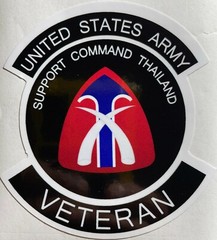 US Army Support Command Thailand Veteran Sticker Waterproof D719