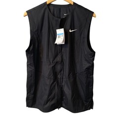 Nike Mens Storm-FIT ADV Golf Vest Black Waterproof Sleeveless Sz Medium Athletic