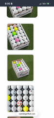 12 Golf Balls some new, some used, none cracked or broke