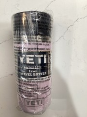 NWT Yeti Rambler 12 Oz Travel Bottle Cherry Blossom Sparkly Pink Dishwasher Safe