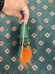 Odyssey Premium Blade Putter Head Cover Leprechaun Green/Orange Magnetic