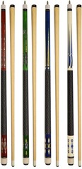 Set of 4 Pool Cues New 58″ Billiard House Bar Pool Cue Sticks