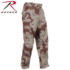 6 Color Desert Chocolate Chip Camo BDU Pants Battle Dress Uniform Rothco 8835