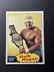 1986 Scanlens WWF Pro Wrestling Stars Hulk Hogan #1