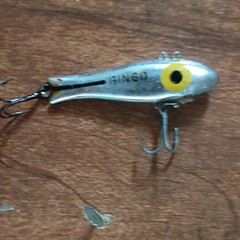 Bingo Topwater Hard Bait Silver/Yellow/Black Metal 2.5in 1/2oz Treble