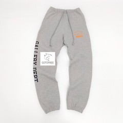 GOTOFREE GRAY COTTON SWEATPANTS LOOSE ACTIVEWEAR CASUAL SPORTS PANTS TROUSERS