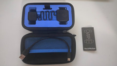 HackMotion 3 Golf Swing Trainer Wrist Sensor Set w/ Zipper Case, Blue/Black