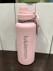 Lululemon Back To Life Sport Water Bottle Stainless Insulated 32 oz Lid Gift NEW