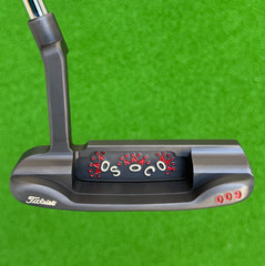 Scotty Cameron 009 Beached Crowned Os Circle T 3X Black Tour Use Only Putter