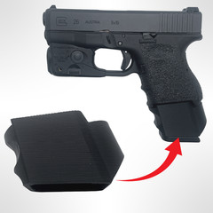 Magazine Sleeve Spacer Adapts Glock G17/22 magazine to Glock G26/27 BLACK!