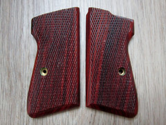 Walther PP PPKS Grips Herretts Stocks Checkered Coco Bolo Wood NOS A