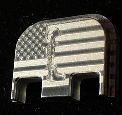 Rear Slide Plate Cover, Magazine Base & Combo, Fits ALL Glock FALLEN SOLDIER